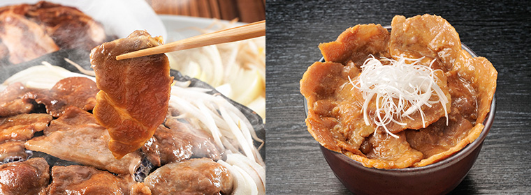 しっとりした肉質ととろける甘みが特徴のホエー豚